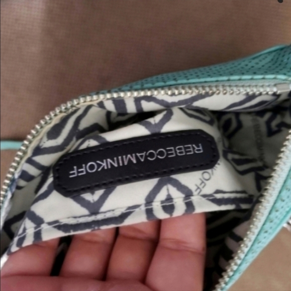 Rebecca Minkoff mini mac crossbody perforated